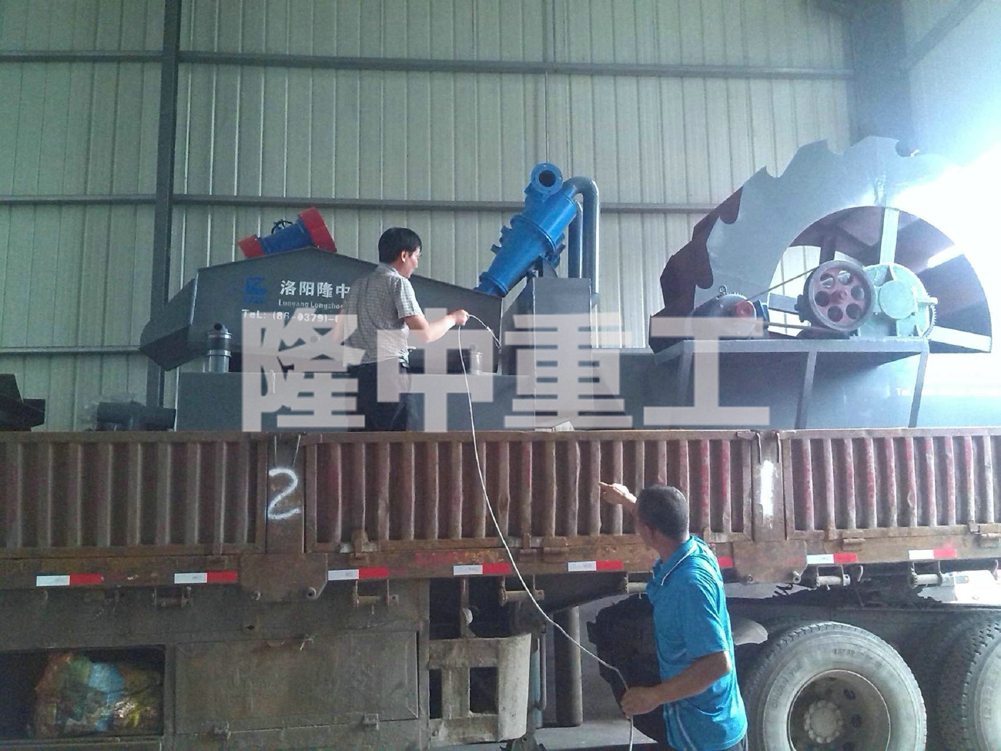 洗砂機(jī)、細(xì)砂回收機(jī)發(fā)貨現(xiàn)場(chǎng)